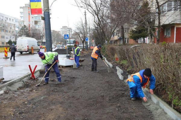 Confort Urban continuă lucrările de modernizare pe strada Dezrobirii