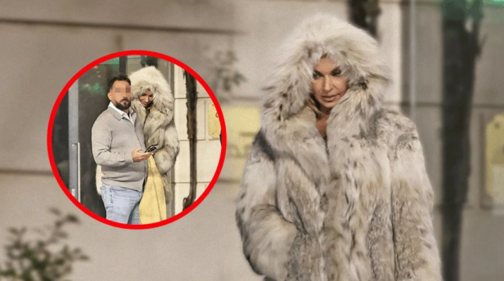 Diana Stejereanu i-a luat telefonul la control. Sexy-antrenoarea de la Neatza, imposibil de ignorat în blana XXL