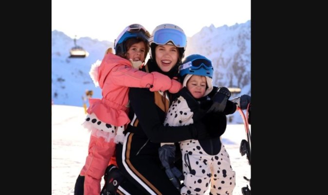 Emily Burghelea, urmărită de peripeții în toate vacanțele. Soțul ei s-a întors de la schi cu mâna fracturată