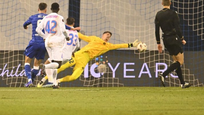 Dinamo Zagreb - FCSB 4-1 și primăvara europeană e din ce în ce mai departe
