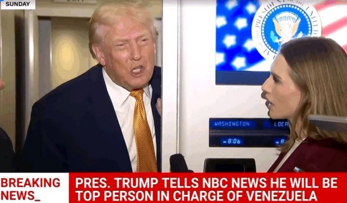 Donald Trump anunță că el va conduce Venezuela iar în următoarele 30 de zile nu vor fi alegeri în țară