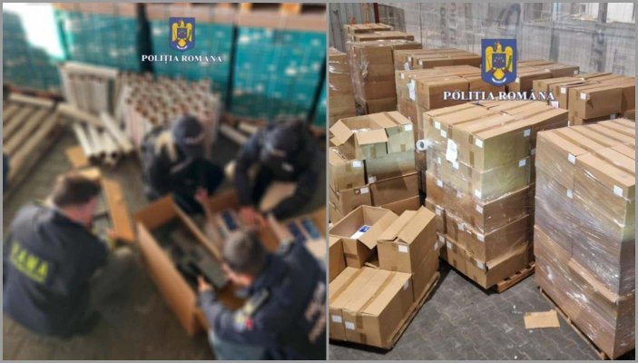 Contrabandă cu produse cosmetice în Portul Constanța, ascunse într-un container venit din China