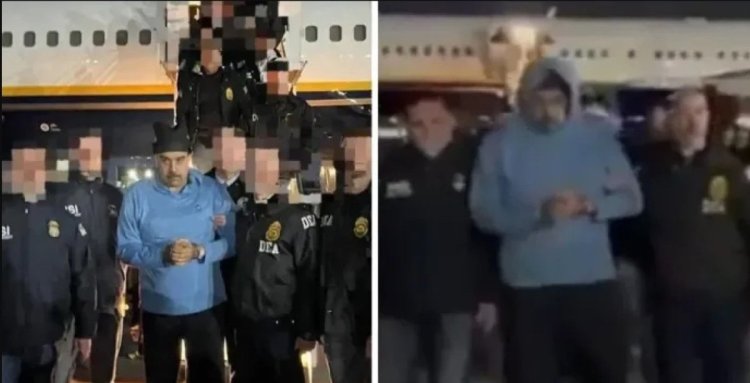 Maduro a ajuns la o bază militară din New York. Video