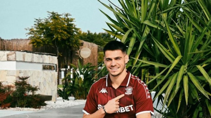 Daniel Paraschiv, prezentat oficial de Rapid București. Atacantul a fost împrumutat de la Oviedo