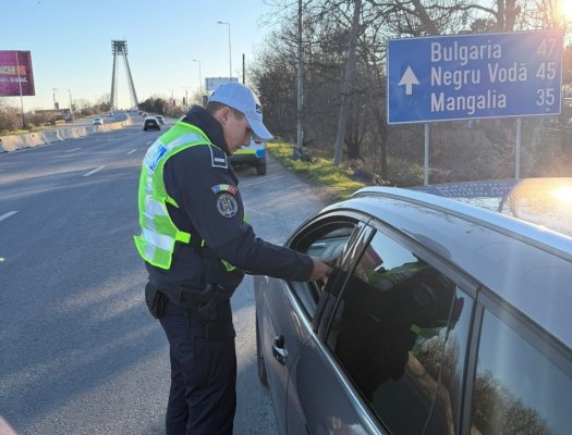 Poliția aplică sute de sancțiuni pentru viteza excesivă pe șoselele din Constanța