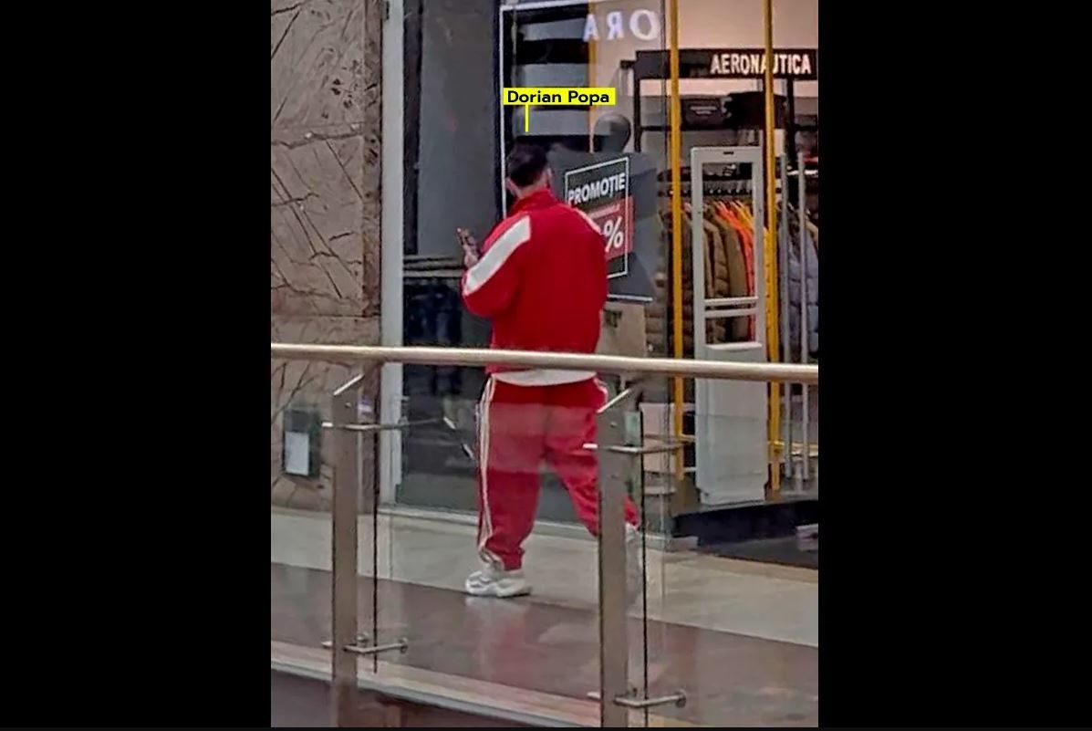 Dorian Popa, show la bustul gol printre clientii din mall. Nimeni nu a putut sa il opreasca! 
