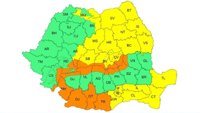 Alerta meteo! Constanta, sub cod galben de ninsori viscolite si intensificari ale vantului