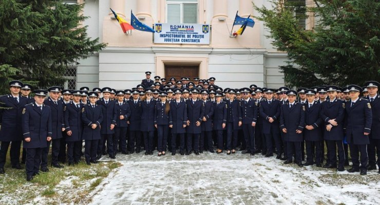 114 noi agenți de poliție întăresc efectivele IPJ Constanța