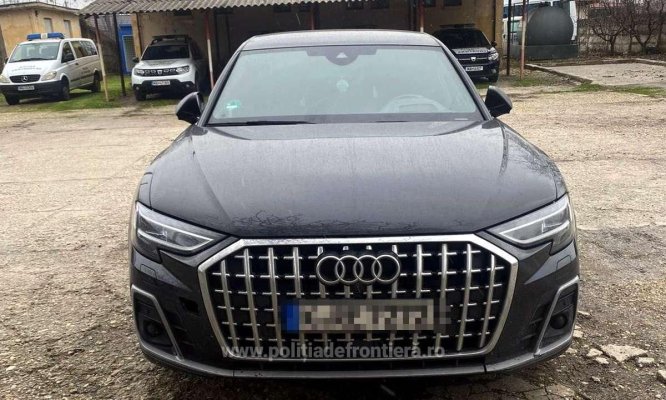 Un autoturism de lux căutat de autorităţile germane a fost depistat la Zimnicea