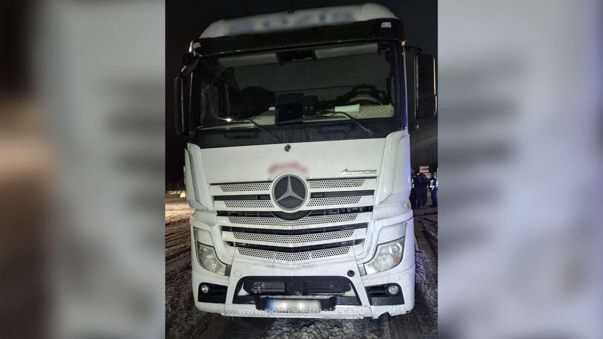 Mai multi cetateni straini au fost depistati ascunsi intr-un camion ce transporta bariere metalice de catre politistii de frontiera Mai multi cetateni straini au fost depistati ascunsi intr-un camion ce transporta bariere metalice de catre politistii de frontiera
