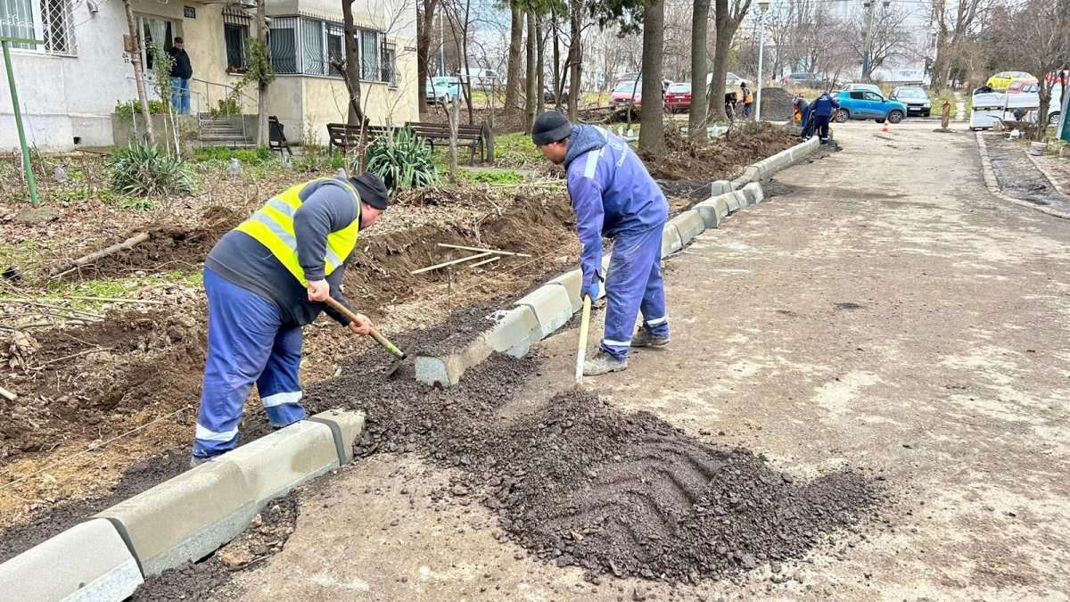 Se reabiliteaza infrastructura pietonala a mai multor cartiere din Constanta