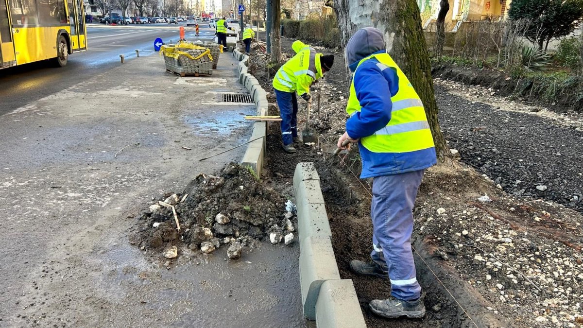 Se reabiliteaza infrastructura pietonala a mai multor cartiere din Constanta