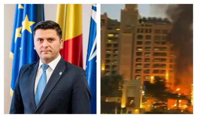 Vicepreședintele Camerei Deputaţilor, Adrian Cozma, este blocat de război, în Dubai. Video