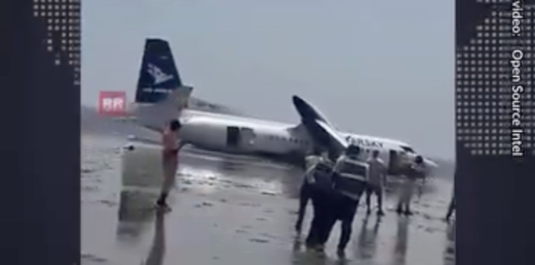 Aterizare de urgență în Mogadiscio. Toți pasagerii sunt în siguranță. Video