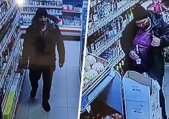 Îi cunoașteți? Un bărbat și o femeie au fost surprinși furând sticle de alcool dintr-un magazin din Medgidia. Video