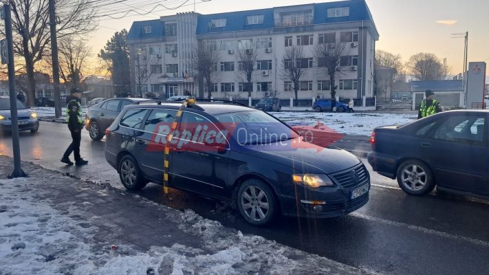 Un pieton a fost lovit de un autoturism, în zona Supeco. Video