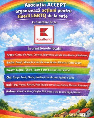 Scandal între Kaufland și Asociația ACCEPT după apariția unui logo al magazinului într-un proiect LGBT 