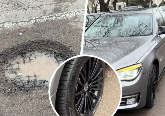Mai nou... gropile din carosabil au devenit beton armat! Video 
