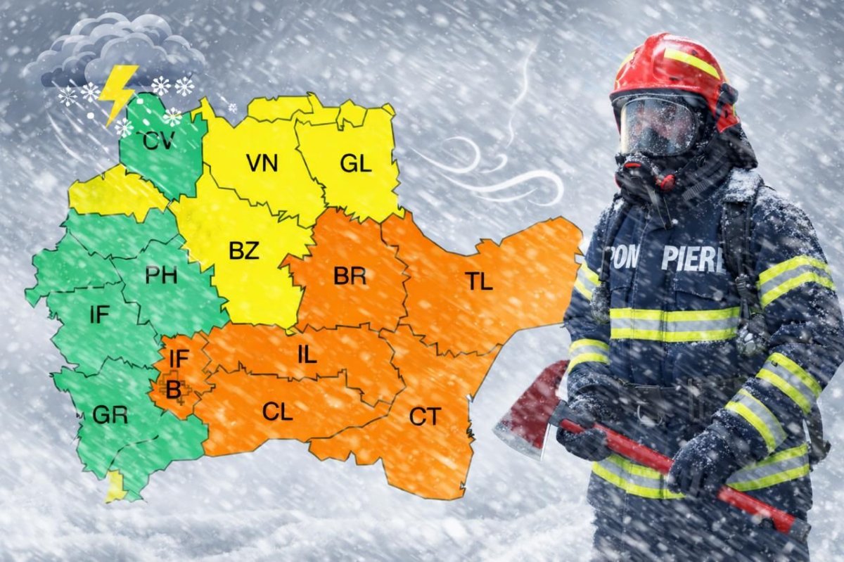 Urgia alba: 67 de localitati din 21 de judete si Bucuresti, afectate de ninsori si viscol, blocaje pe autostrazi