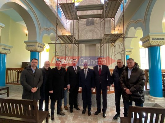 Ministerul Dezvoltării a ajuns și la Sinagoga Mare din Constanța. Video