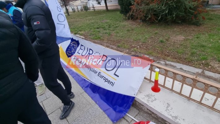 Ce zice IPJ Constanța despre protestul polițiștilor!