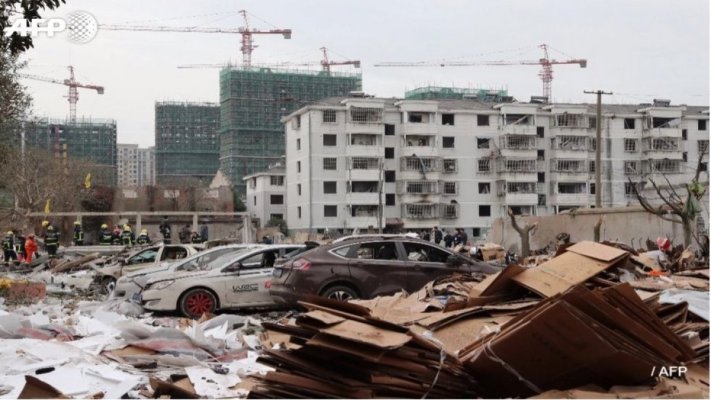Explozie devastatoare în China: opt persoane au murit într-un magazin de artificii