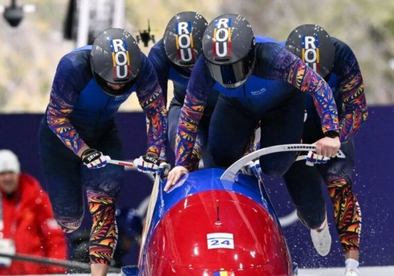 JO 2026 - Bob: România, pe locul 16 la bob-4, după primele două manșe