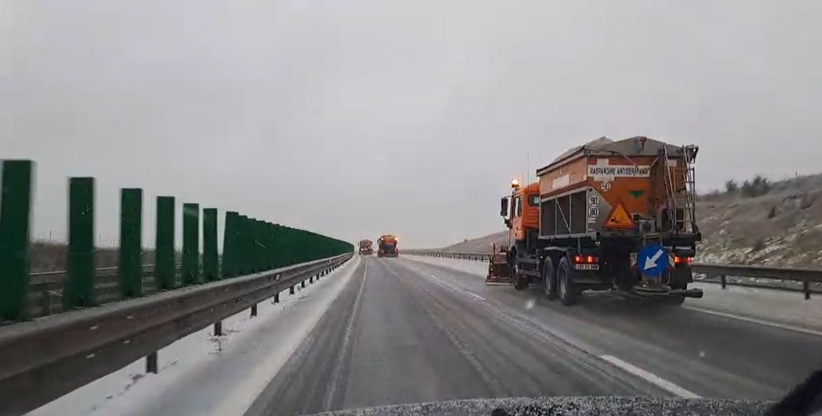 Urgia alba: 67 de localitati din 21 de judete si Bucuresti, afectate de ninsori si viscol, blocaje pe autostrazi
