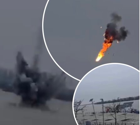 Momentul în care o dronă zboară în apropierea Penitenciarului Tulcea, apoi explodează! Video