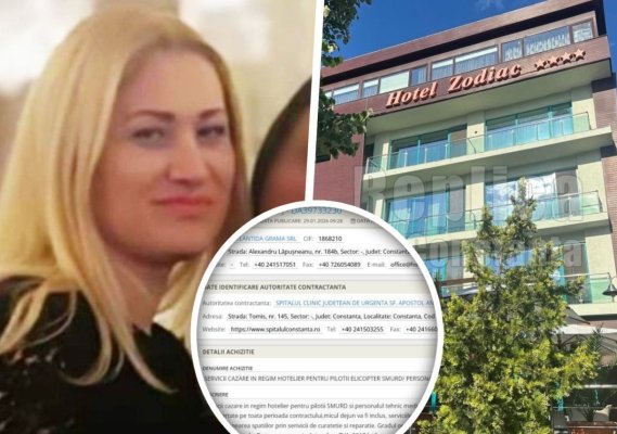 Corina Barbu, de la Ovidius, a mai bifat un contract cu statul: va caza piloții SMURD și personalul tehnic medical la Zodiac 