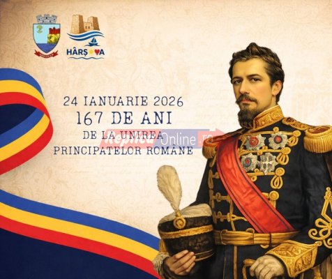 Primăria Hârșova sărbătorește Ziua Unirii Principatelor Române