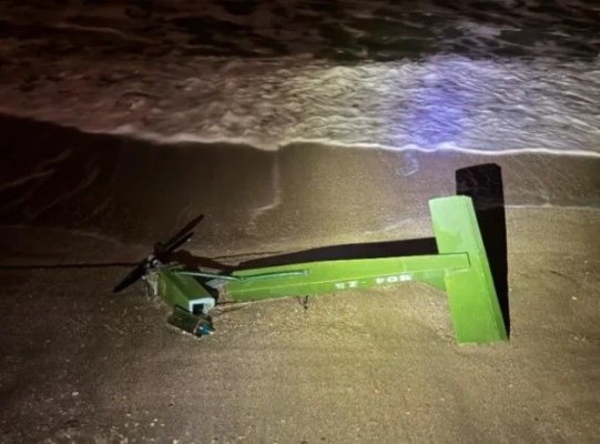 Un fragment metalic care ar proveni de la o dronă a fost descoperit pe plaja din Mamaia Nord