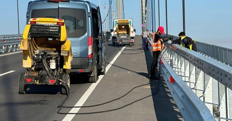 Podul de la Brăila, a opta minune a lumii moderne, trebuie din nou reparat! Video