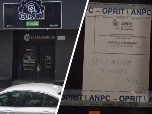 Clubul Goblin, de pe bulevardul Tomis, a fost închis de Protecția Consumatorilor. Video