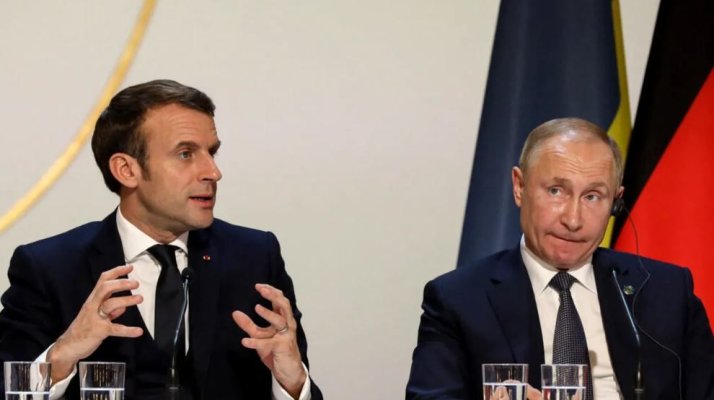 Macron anunță pregătiri pentru reluarea discuțiilor între liderii europeni și Putin