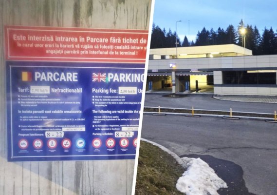 3,6 milioane de euro, aruncați într-o parcare fantomă care stă goală. Video  