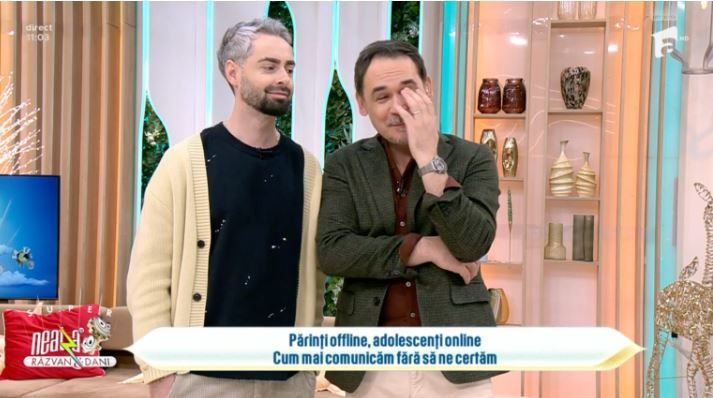 Razvan Simion nu s-a putut abtine in ultima aparitie a Ruxandrei Luca la Neatza. A ras cu lacrimi, cand a vazut-o cum s-a imbracat