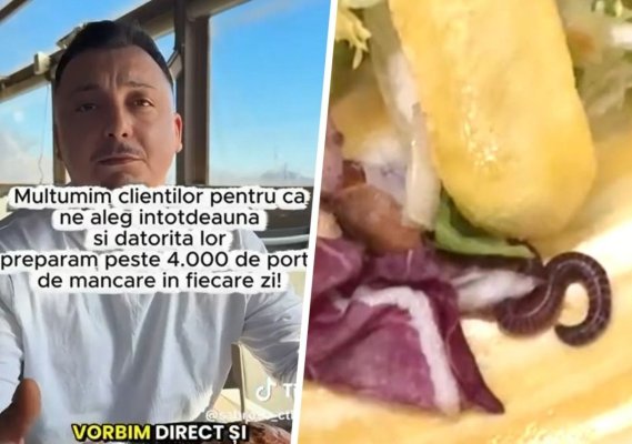 Sabroso n-a înțeles nimic din scandalul „Viermele din farfurie“. Bate câmpii pe TikTok, în loc să trimită un comunicat oficial. Video