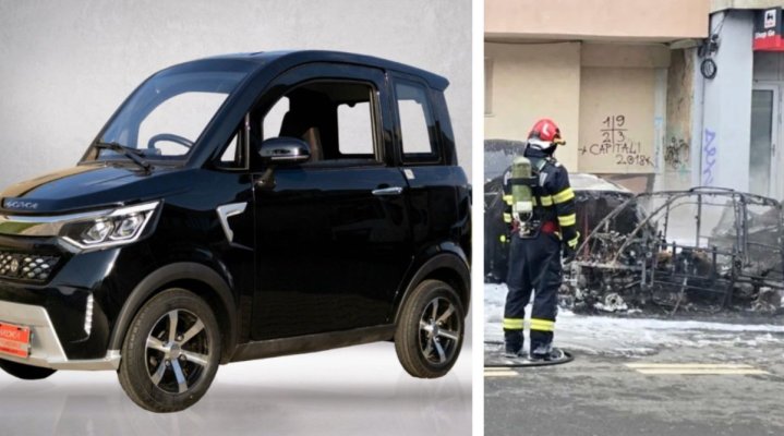 Cât de sigure sunt bateriile VRLA găsite în mașina care a ars ca o torță, în București! 
