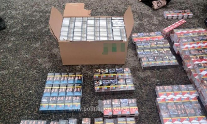 Poliția de Frontieră a scos din circuitul ilegal țigări in valoare de peste 76.000 de lei