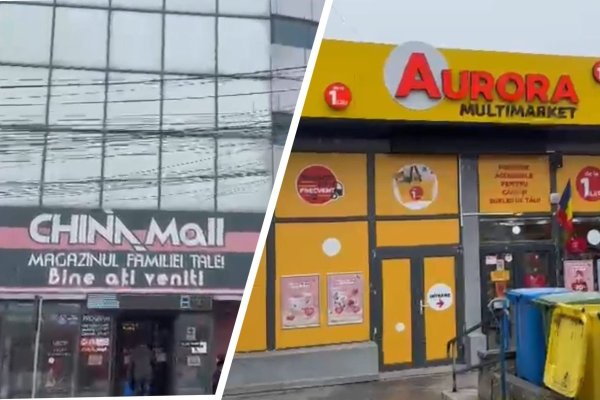 Asiaticii de la China Mall și ucrainenii de la Aurora își dispută supremația... în zona Brotăcei. Video