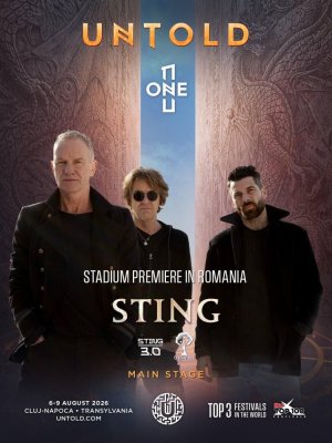STING, legenda care a inspirat generații întregi, ajunge la UNTOLD 2026