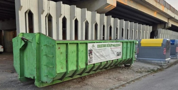 Containere speciale pentru deșeuri voluminoase, amplasate temporar în cartierele Brătianu și Inel II