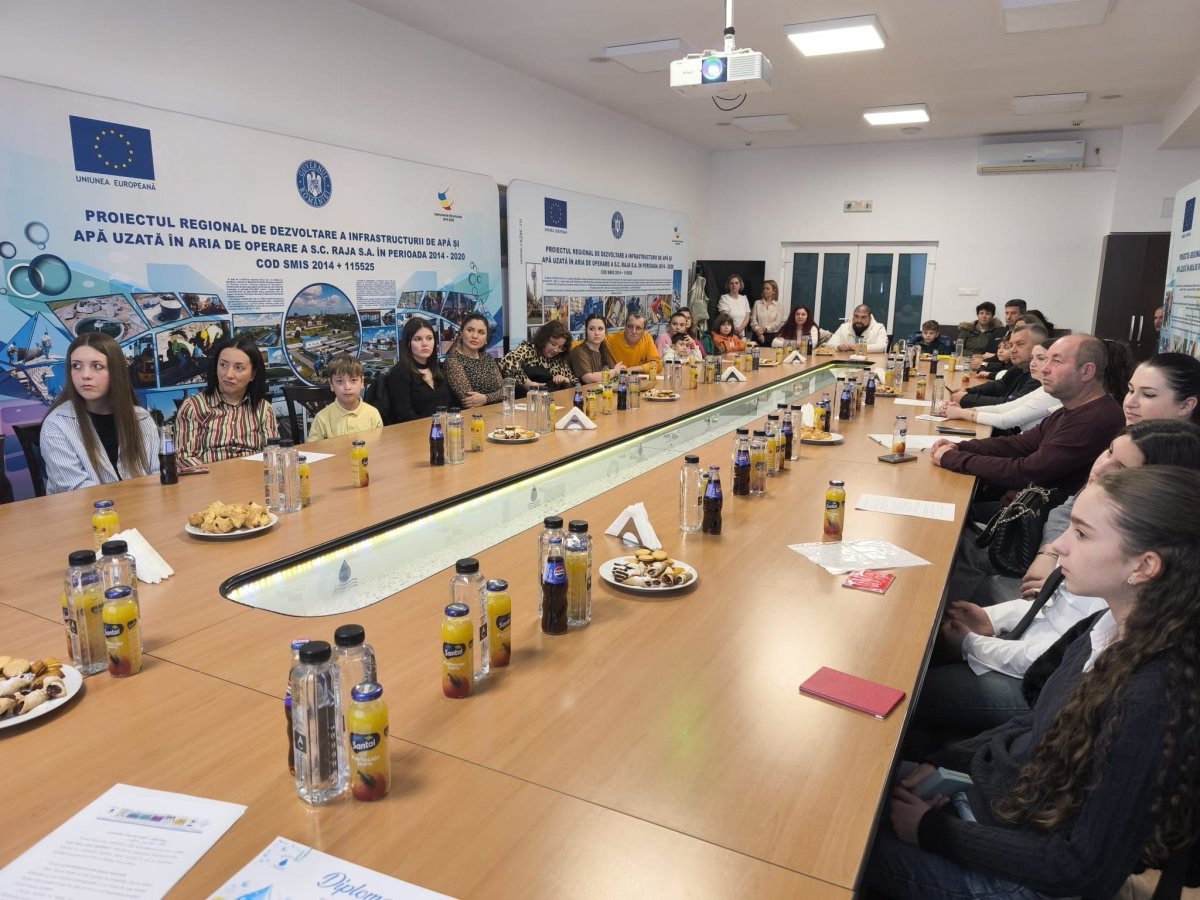 RAJA a premiat micii ambasadori ai apei in cadrul concursului &bdquo;Apa este viata!&rdquo;, editia din 2026