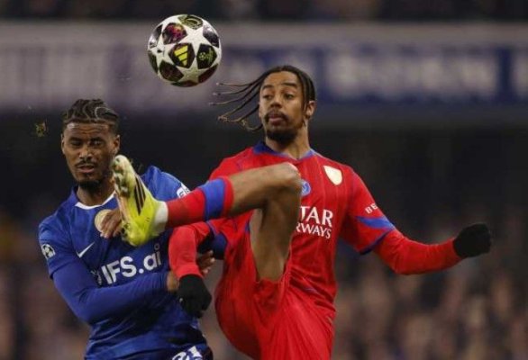 Fotbal: Bradley Barcola de la PSG, indisponibil câteva săptămâni din cauza unei entorse la gleznă