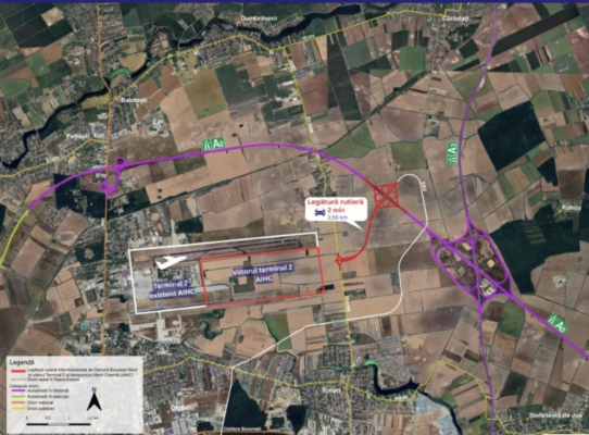 CNIR lansează în licitaţie conexiunea strategică între Autostrada A0 şi Aeroportul Otopeni
