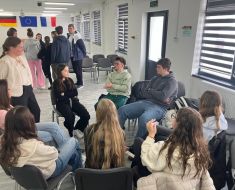 Mai mulți elevi din Belgia au vizitat Liceul Teoretic „Nicolae Bălcescu„ din Medgidia