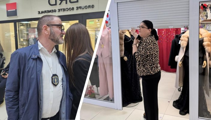 Mai mulți operatori economici din Doraly Mall au dat bir cu fugiții, după ce Horia Constantinescu a descins în magazine. Video