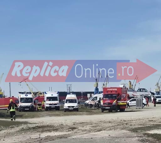 Filmul tragediei din Portul Midia! Cum s-a scufundat remorcherul cu 5 oameni la bord. Video