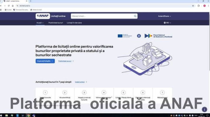 ANAF va lansa o platformă specială pentru vânzarea bunurilor sechestrate